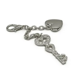 Pendentif Clé Cœur avec Strass | Tessiland