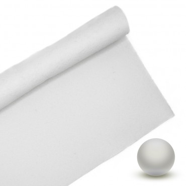 Pannolenci 100% poliestere 30x40cm per decorazioni e fai da te Bianco