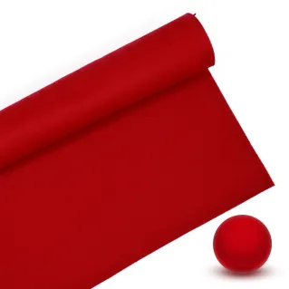 Fieltro 100% poliéster 30x40cm para decoraciones y manualidades Rojo