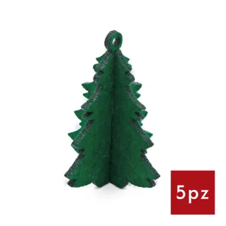 3D Felt Christmas Tree Decorations | Tessiland