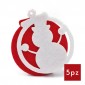 Felt Snowman Christmas Decorations | Tessiland