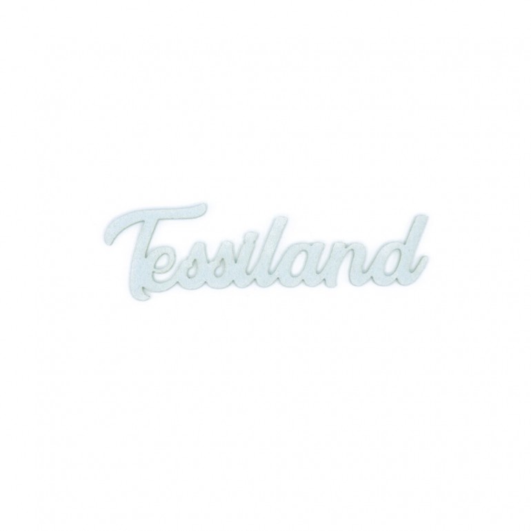 Nome in Feltro Nuvola Personalizzabile h 4cm