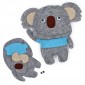 Fieltro 3D koala corte láser | Tessiland