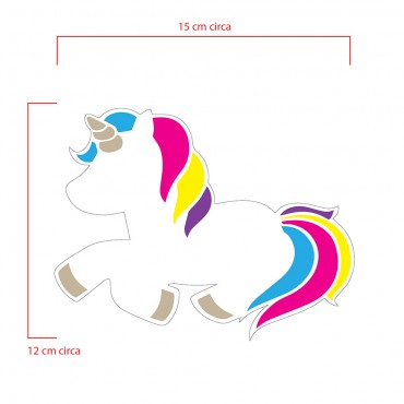 Pannolenci 3 D Personaggio Unicorno