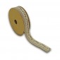 Passamaneria nastro fiocco beige  mm18 Mt.5