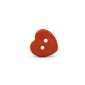 Heart Button 2 holes Orange| Tessiland