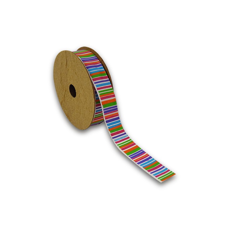 Passamaneria nastro multicolor mm25 Mt.5