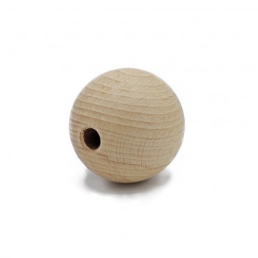 Sfera legno preforate 30mm