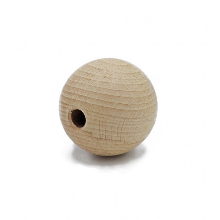 Sfera legno preforate 30mm