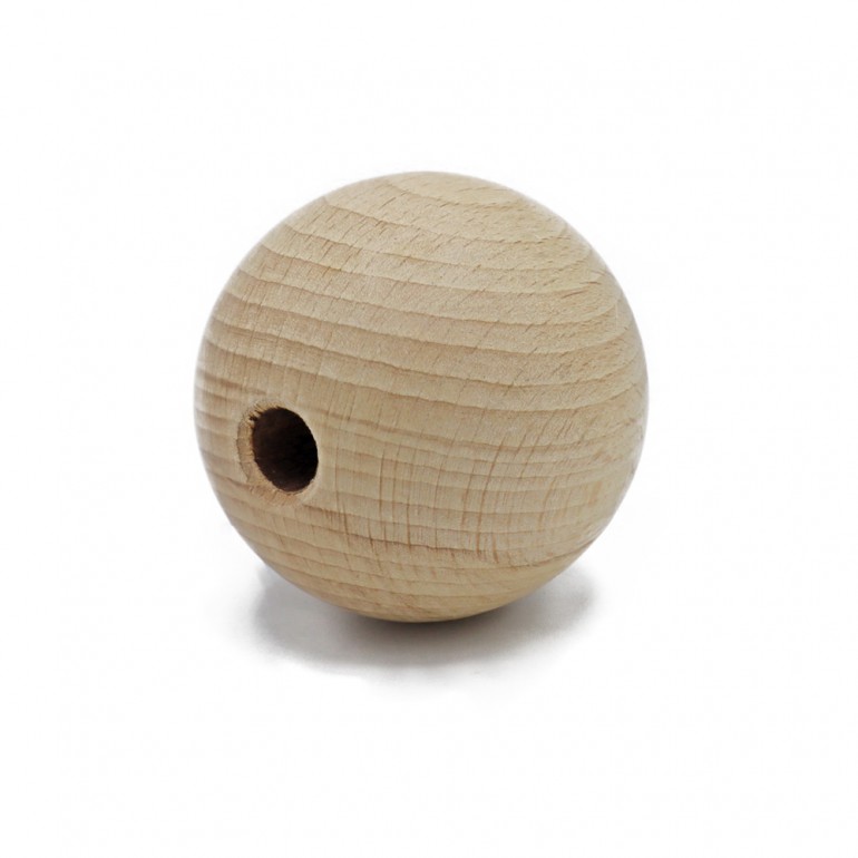 Sfera legno preforata 50mm