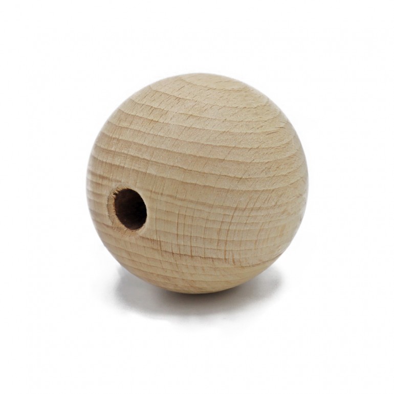 Sfera legno preforata 60mm