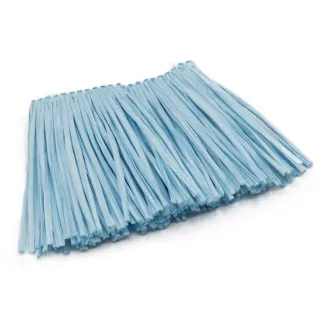 10cm Rafia Fringe for Bag Applications by the Meter Azzurro