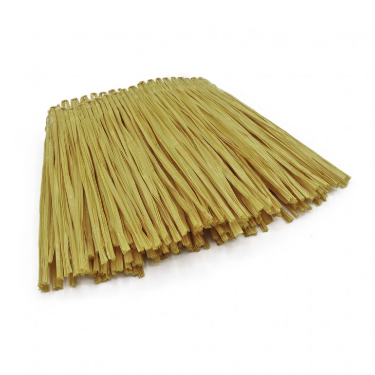 Frangia di Rafia h10cm Paglia cm50