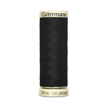 Filo cucitutto Gutermann 100% poliestere spoletta 100mt Nero 000