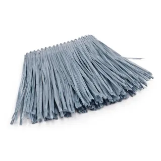 10cm Rafia Fringe for Bag Applications by the Meter Carta zucchero