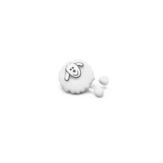 Manue 3D Button White