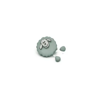 Botón Manue 3D Gris