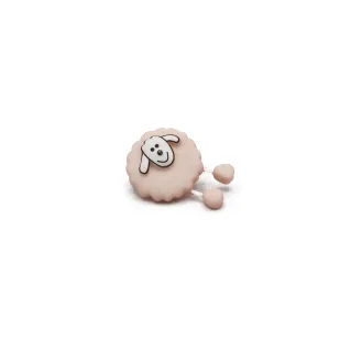 Manue 3D Button Pink