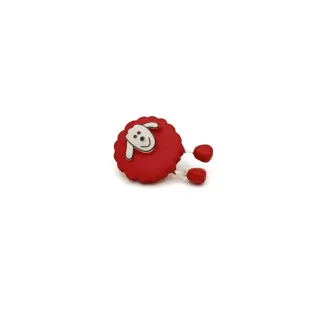 Botón Manue 3D Rojo