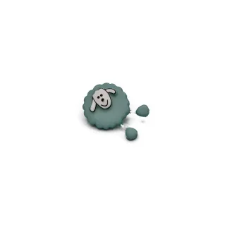 Manue 3D Button Salvia
