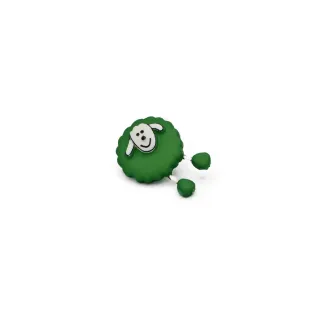 Bouton Manue 3D Vert