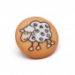 Dolly Sheep Button for Kids 15 mm | Tessiland