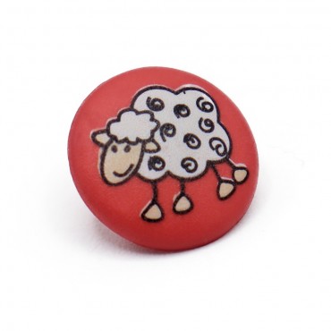 Bottone Dolly per bambini Corallo