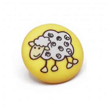 Bottone Dolly per bambini Giallo