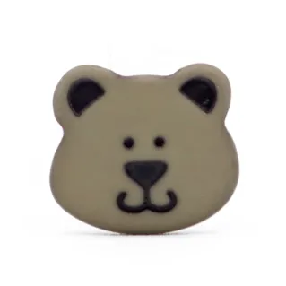 Bouton Yogi avec tige Beige