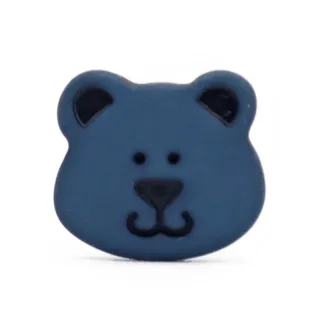 Yoghi Button with Shank Blue