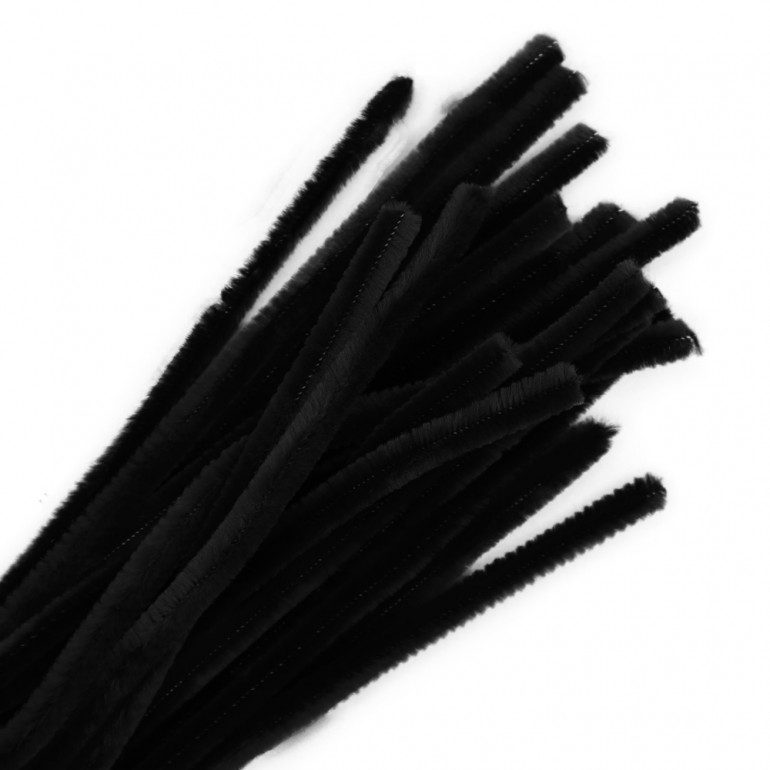 Fili di ciniglia modellabili metallo scovolino Nero