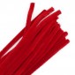 Fili di ciniglia modellabili metallo scovolino Rosso