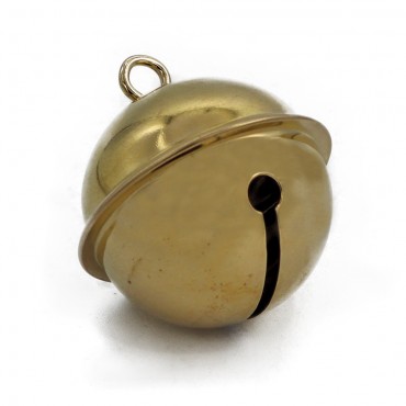 Sonaglio classico in metallo con anello per amigurumi e handmade 