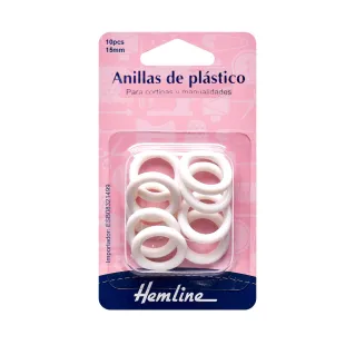 Anneaux en plastique blancs recouvrables au crochet Bianco