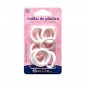 White Plastic Rings 19mm | Tessiland
