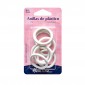 Anneaux Plastique Blanc 25mm | Tessiland