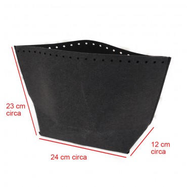 Refuerzo interno para bolso 24x12 Negro | Tessiland