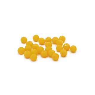 Cristales de 3 mm Prisma de resina para bisutería y accesorios Mustard