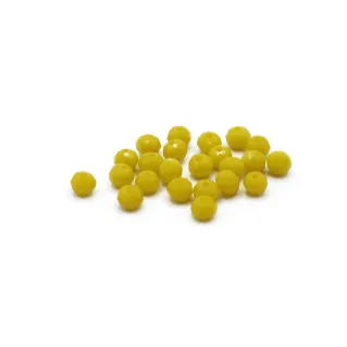 Cristaux 3mm Prisma en résine pour bijoux et accessoires Papaya