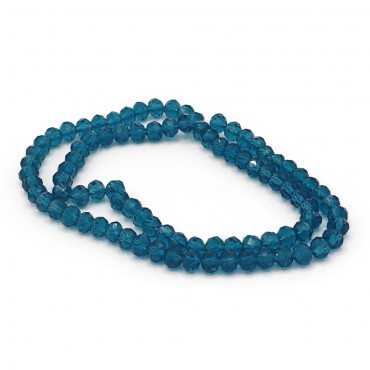 Cristalli 6mm Prisma in resina per bijoux e accessori Pavone soft