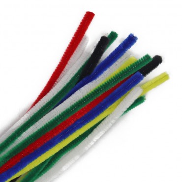 Fili di ciniglia modellabili metallo scovolino Multicolor