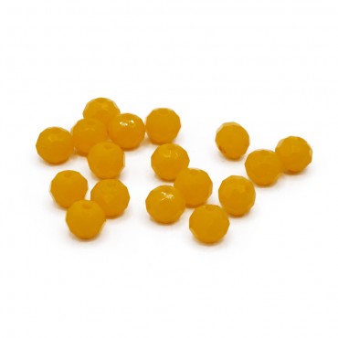 Perline cristallo prisma 6mm cucibili in resina per bijoux e accessori Mais