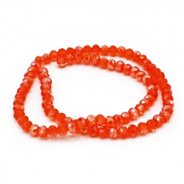 Perline cristallo prisma 6mm cucibili in resina per bijoux e accessori Cachi strong