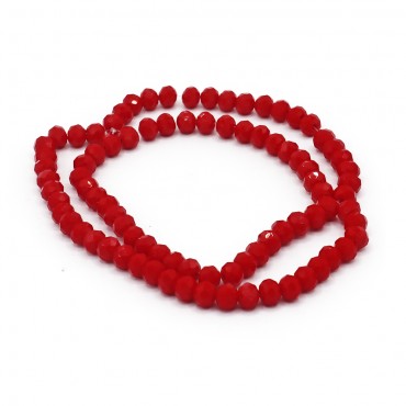 Cristalli 6mm Prisma in resina per bijoux e accessori Cherry