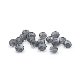 Cristaux 6mm Prisme en résine pour bijoux et accessoires Smoke