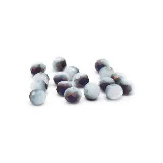 6mm Prism Crystals in Resin for Jewelry and Accessories Gray sfumato