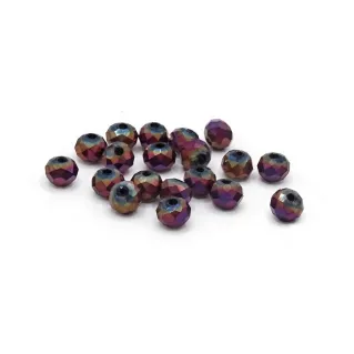 Cristales de 6 mm Prisma de resina para bisutería y accesorios Multicolor