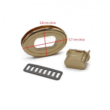 Chiusura a Girello 57x38 Oro