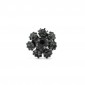 Bouton Fleur strass en forme de fleur | Tessiland