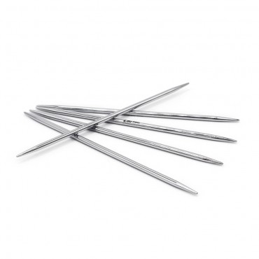 Ferri a Doppia Punta in Ottone Nichelato 10 cm KnitPro 5pz